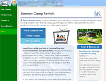 Tablet Screenshot of camprentalchannel.com